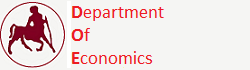 Τμήμα Οικονομικών Επιστημών - Βόλος - Πανεπιστήμιο Θεσσαλίας